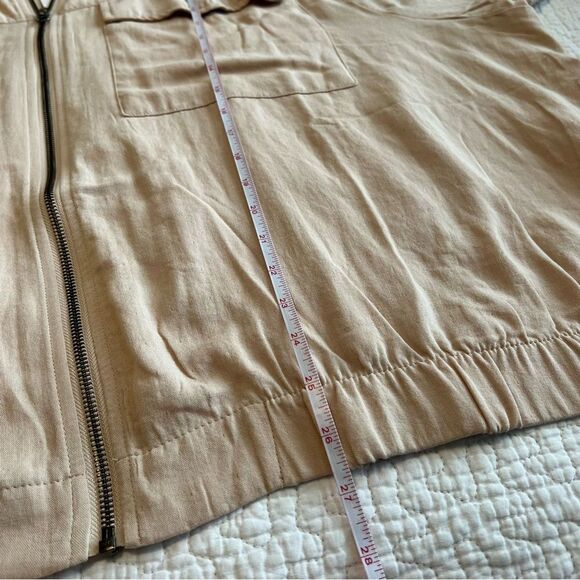 ✨ Torrid Cream Dual Fold Zip Front Cropped Jacket 4X NWT - Picture 13 of 14